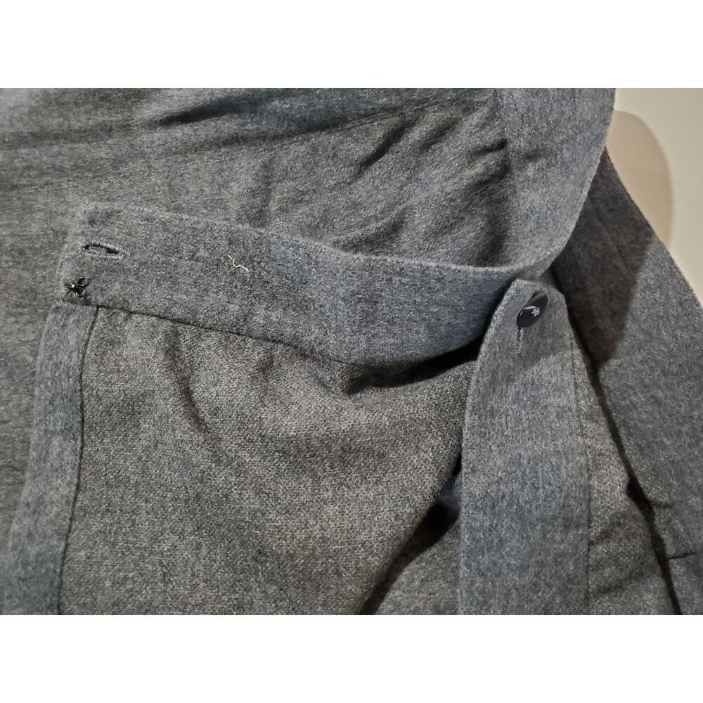 Gianni Versace Italy NWT Deadstock VTG Wool Wrap Skirt Womens Size 46 US L Gray - Picture 5 of 9